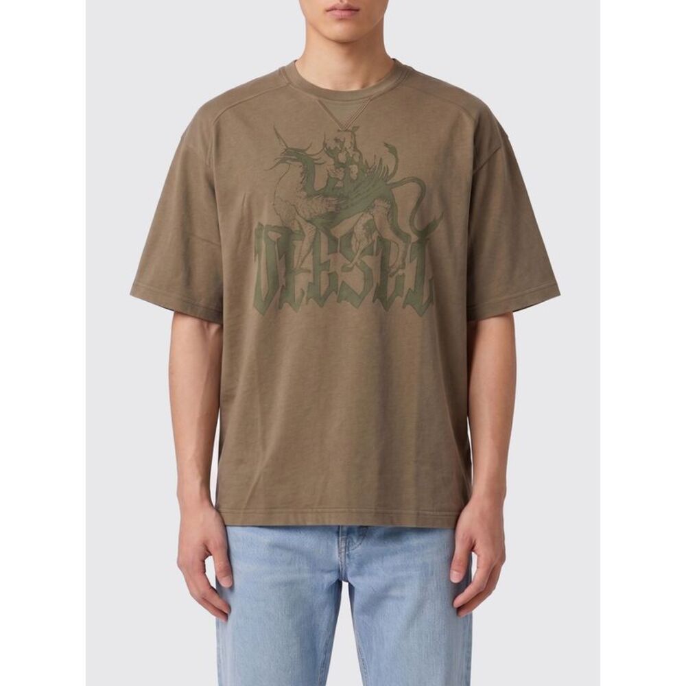 Diesel T-Shirt Men Beige